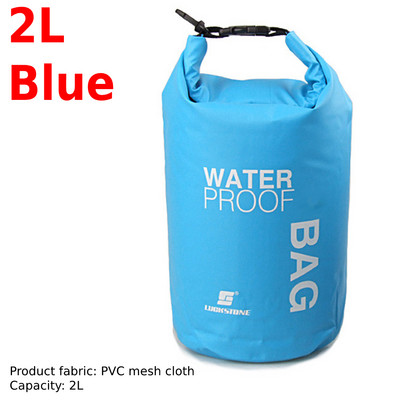 2/5/10L veekindel kuivkott kott Ujumine Rafting Süsta Jõgimatkamine Ujumine Purjetamine Kanuu Paadiga Veekott