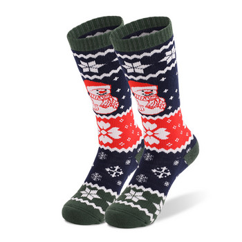 KoKossi Детски ски чорапи Дебело хавлиено дъно Меки удобни абсорбиращи потта Зимни топли чорапи за спорт на открито Туристически чорапи