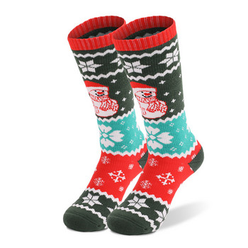 KoKossi Παιδικές κάλτσες σκι Χοντές πετσέτες με πάτο μαλακό, άνετο που απορροφά τον ιδρώτα, φοριές χειμερινές ζεστασιά, υπαίθρια σπορ Κάλτσες πεζοπορίας