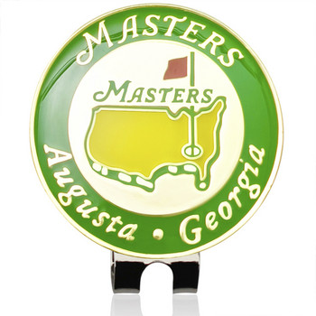Маркировка на топка за голф с магнитна щипка за шапка за голф, маркер, карта на САЩ, бяло цвете, маркер за голф, помощни средства за обучение за момчета, момичета, деца, подарък за голфър
