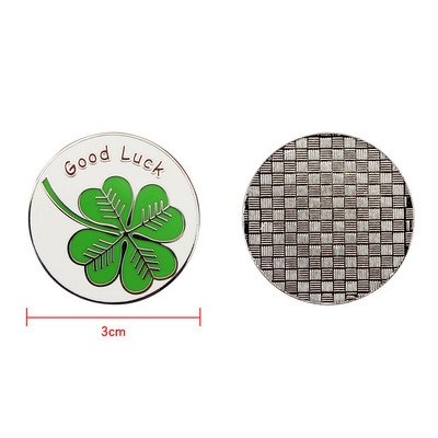 Golfipalli marker sulamist mitmevärviline kolju näo magnet golfikübara klamber, neljaleheline ristik, golfitarvikud