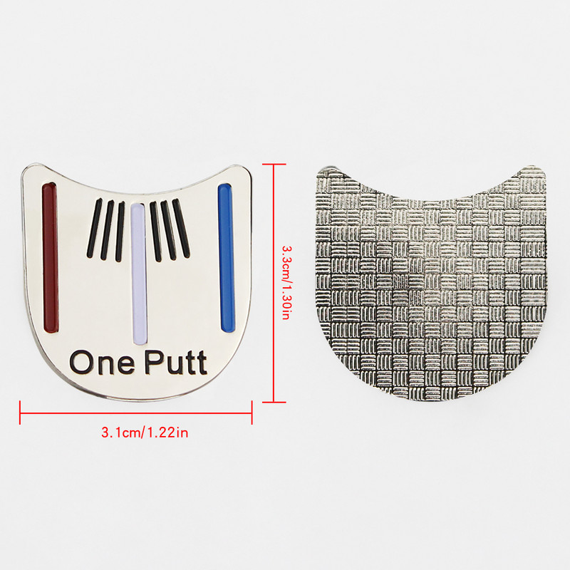 Golfipalli marker sulamist mitmevärviline kolju näo magnet golfikübara klamber, neljaleheline ristik, golfitarvikud