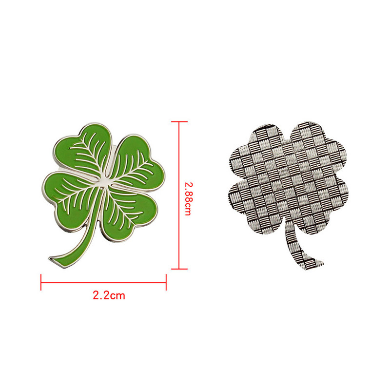 Golfipalli marker sulamist mitmevärviline kolju näo magnet golfikübara klamber, neljaleheline ristik, golfitarvikud