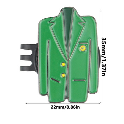 Golf Ball Mark Alloy Multicolor Tiger Green Jacket Marker Woods Mark Golf Ball Position Green Golf Hat Clip Golf kiegészítők