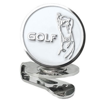 1 τμχ Μαρκαδόροι μπάλα του γκολφ Humanoid Pattern GOLF με μαγνητικά σετ κλιπ καπέλων，Δώρο για άνδρες Γυναίκες παίκτες γκολφ，Για αθλήματα γκολφ εξωτερικού χώρου