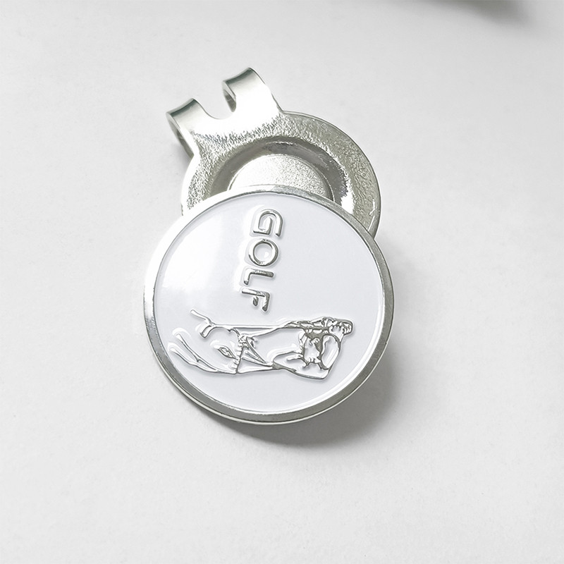 1 tk golfipalli markerid humanoidmustriga GOLF koos magnetiliste mütsiklambrite komplektidega, kingitus meestele, naiste golfimängijatele, välitingimustes sisegolfispordiks