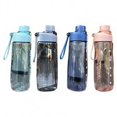 680 ml sportinio vandens butelio plastikinis nešiojamas geriamasis puodelis nešiojamasis purtyklės puodelis lauko kelionių vandens butelis sporto salė, nepralaidus nukritimui