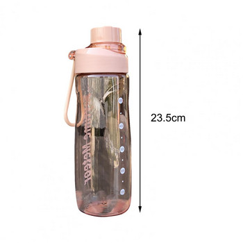 680ml Αθλητικό μπουκάλι νερού Πλαστικό φορητό ποτήρι ποτού Φορητό κούπα σέικερ Υπαίθριο μπουκάλι νερού ταξιδιού Γυμναστήριο στεγανό, στεγανό