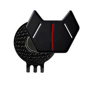 Golfikübara klambriga pallimarker Magnetiga pallimarkeri mütsiklambriga reisimiseks Mangaan terasest rauast väike mugav kaasaskantav magnet