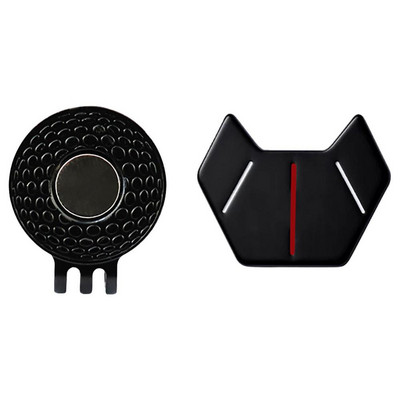 Golfikübara klambriga pallimarker Magnetiga pallimarkeri mütsiklambriga reisimiseks Mangaan terasest rauast väike mugav kaasaskantav magnet