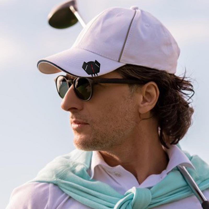 Golfikübara klambriga pallimarker Magnetiga pallimarkeri mütsiklambriga reisimiseks Mangaan terasest rauast väike mugav kaasaskantav magnet