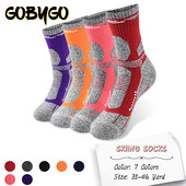 1paar talvised õues mäkketõusud matkad suusasokid naiste meeste paksendatud pehmed soojad spordisokid niiskust hingav kangas