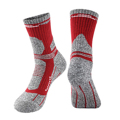 1paar talvised õues mäkketõusud matkad suusasokid naiste meeste paksendatud pehmed soojad spordisokid niiskust hingav kangas