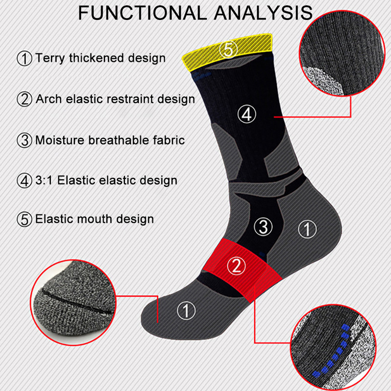 1paar talvised õues mäkketõusud matkad suusasokid naiste meeste paksendatud pehmed soojad spordisokid niiskust hingav kangas