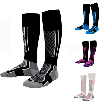 Νέες αναπνέουσες κάλτσες σκι Χοντρές βαμβακερές αθλητικές κάλτσες για σνόουμπορντ Ποδηλασία σκι Κάλτσες Ανδρικές Γυναικείες Κάλτσες υψηλής απορρόφησης υγρασίας