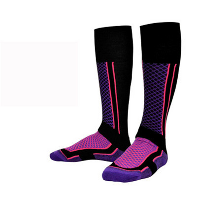 Șosete de schi respirabili noi, bumbac gros, sport, snowboard, ciclism, schi, șosete bărbați, femei, șosete cu elasticitate ridicată, absorbție de umiditate