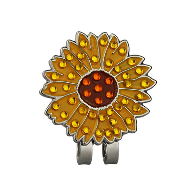 1 tk golfipallimarkeri kristall naistele tüdrukutelt Golfimängija kingitus magnetilise mütsiklambriga Premium Gifts Bling Mark GOG