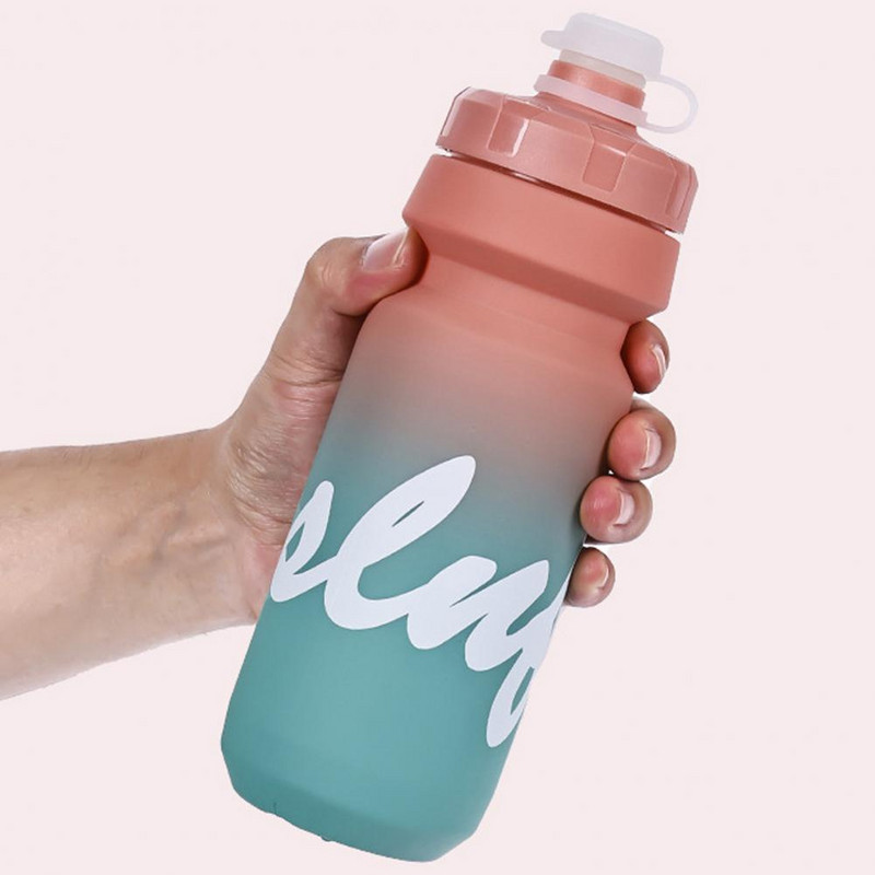 Suletud tilaga veepudel 650 ml lekkekindel rattaveepudel treeningu jaoks niisutamiseks Bpa vaba treeningpudel õues kasutamiseks