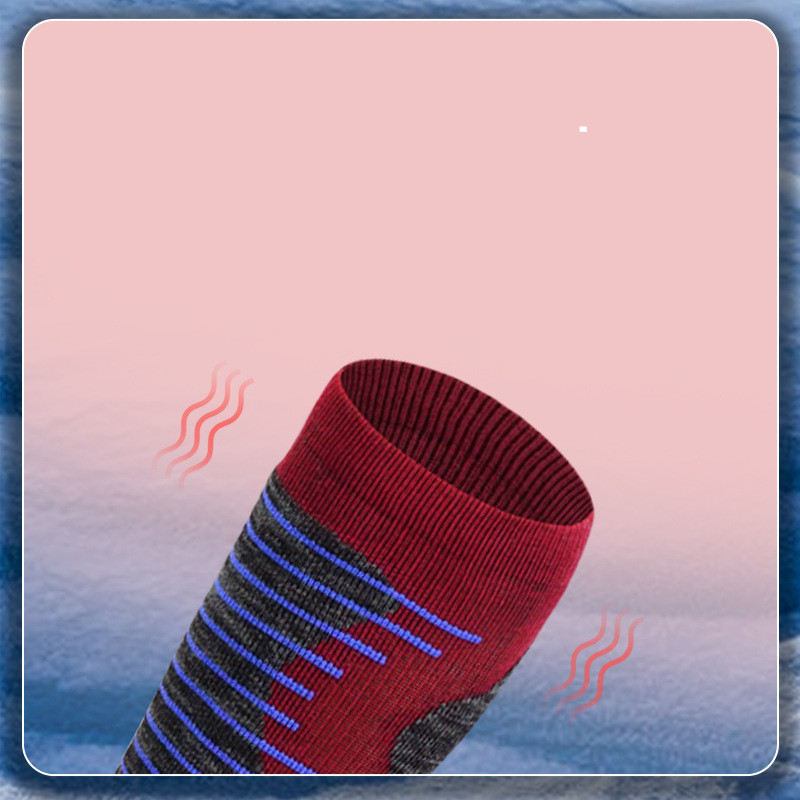 Θερμικές κάλτσες Merino Wool Ανδρικές Γυναικείες Χειμερινές μακριές ζεστές κάλτσες συμπίεσης για πεζοπορία σε εξωτερικό σκι Snowboarding Αθλητικές κάλτσες αναρρίχησης