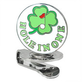 Novi uklonjivi marker za golf Marka Lucky Clover Green s magnetskom kapom i kopčom Dodaci za golf Legirani marker za dječake Djevojčice Dječji dar