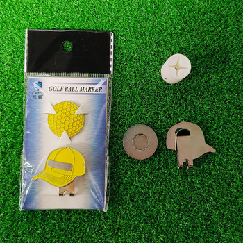 Μαρκαδόρος μπάλα του γκολφ Κλιπ καπέλο γκολφ αφαιρούμενο μαγνητικό στυλ καπέλου και γαντιού Κόκκινο μαύρο Κίτρινο Μπλε Λευκό Αξεσουάρ γκολφ 5 χρωμάτων