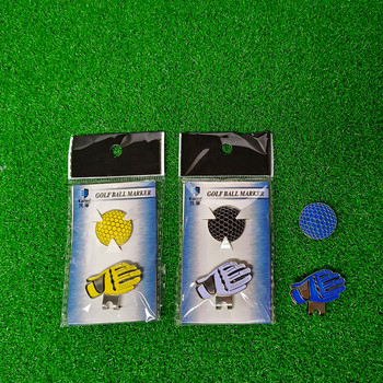 Μαρκαδόρος μπάλα του γκολφ Κλιπ καπέλο γκολφ αφαιρούμενο μαγνητικό στυλ καπέλου και γαντιού Κόκκινο μαύρο Κίτρινο Μπλε Λευκό Αξεσουάρ γκολφ 5 χρωμάτων
