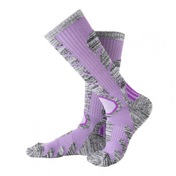 2 τεμ/Ζεύγος κάλτσες Snowboard Κάλτσες σκι που αναπνέουν γρήγορα και στεγνώνουν μαλακές κάλτσες πεζοπορίας με απορρόφηση υγρασίας Κάλτσες αναρρίχησης ψηλού σωλήνα