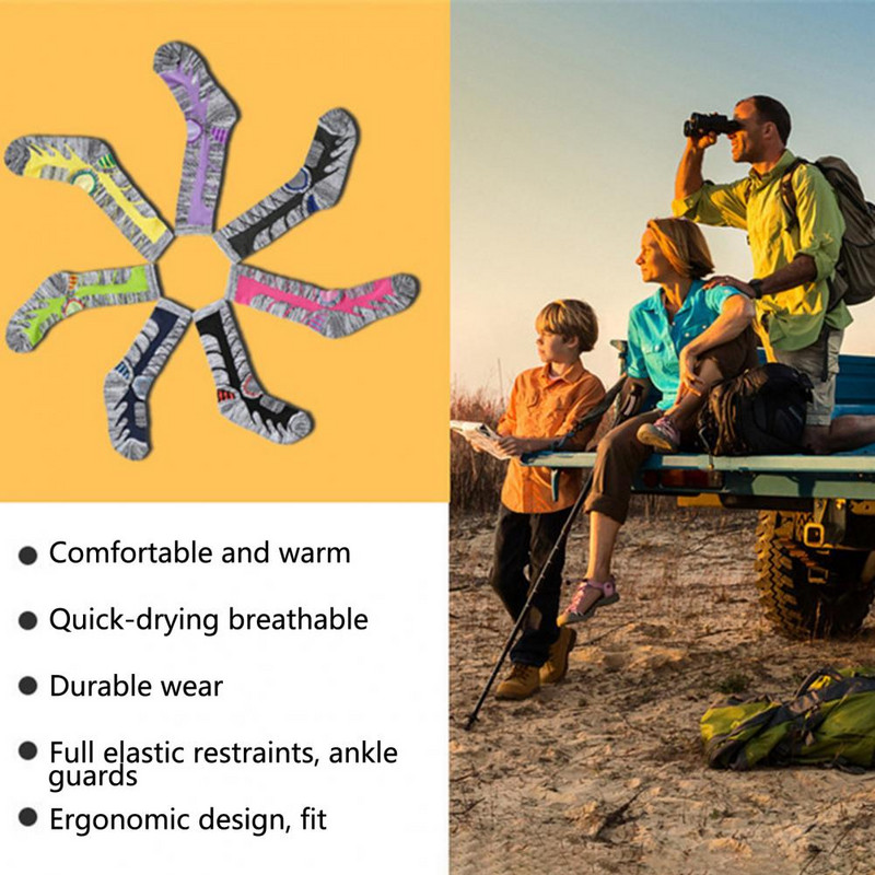 2 tk/paar lumelauasokid Hingavad kiiresti kuivavad suusasokid Pehmed niiskust imavad matkasokid High Tube ronimissokid