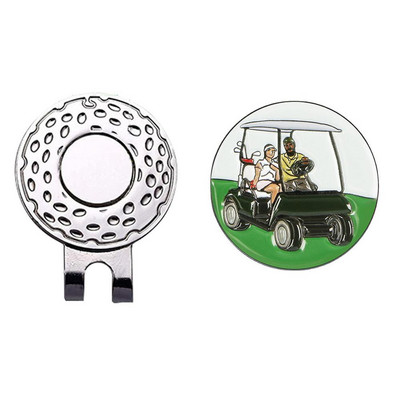 Stezaljka za šešir markera za golf lopticu Magnetski markeri za golf loptice za golf scenu Držač golf markera s jakim ojačanim magnetima za