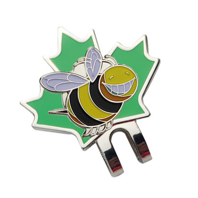 Marcator minge de golf cu steag canadian Clip magnetic pentru pălărie cadou de golf pentru tată frunze de arțar din Canada pentru minge de joc de golf de înaltă calitate nou 1 buc