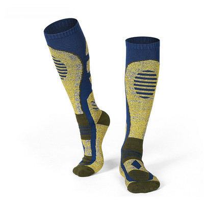 1 Ζεύγος χειμερινές κάλτσες ορειβασίας για σκι άντρες Γυναικείες κάλτσες για σκι με μαλακή πετσέτα ανυψωτικές κάλτσες στο κάτω μέρος Long Tube Outdoor Ski