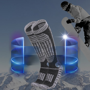 KoKossi Thickened Ski Socks Towel Bottom Mountaineering Wearable Μαλακές που απορροφούν τον ιδρώτα Άνδρες Γυναικείες κάλτσες για υπαίθρια αθλήματα