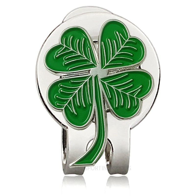 Golfo kamuoliukų žymeklis, mažas keturių lapų dobilas, žalias su magnetiniu dangtelio spaustuku Daug dovanų berniukams mergaitėms vaikams, dovana vaikams