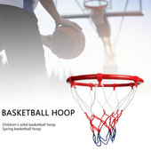 25 CM basketbalový krúžok do škôlky, nástenný rám s loptou, montovaný na bránkový kôš, sieť na okraje, športová sieť, sieť na vnútorné a vonkajšie použitie