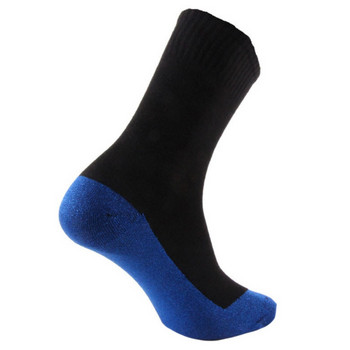 Градус Дълги алуминизирани влакна Топли зимни термостатични удебелени ски чорапи Под изолация Едноцветни чорапи Спорт на открито
