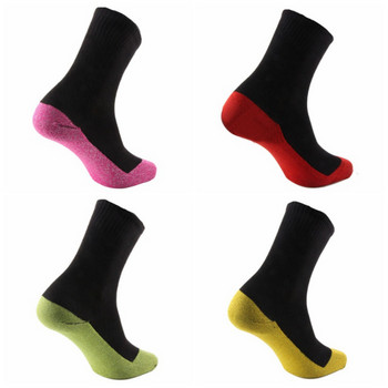 Градус Дълги алуминизирани влакна Топли зимни термостатични удебелени ски чорапи Под изолация Едноцветни чорапи Спорт на открито