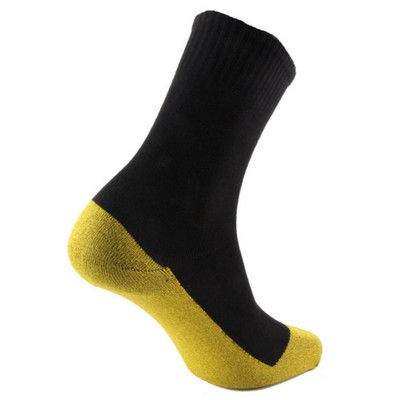 Șosete de schi îngroșate, termostatice, de iarnă, din fibră aluminizată de grad lung, dedesubt izolație, șosete de culoare solidă, sport în aer liber