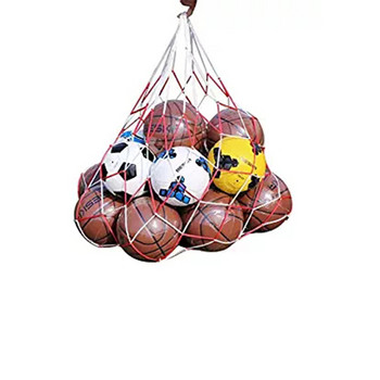1~10PCS Мрежа за футболна мрежа за спорт на открито Спортно преносимо оборудване Баскетболни топки Мрежа за волейболна топка Голяма чанта за съхранение