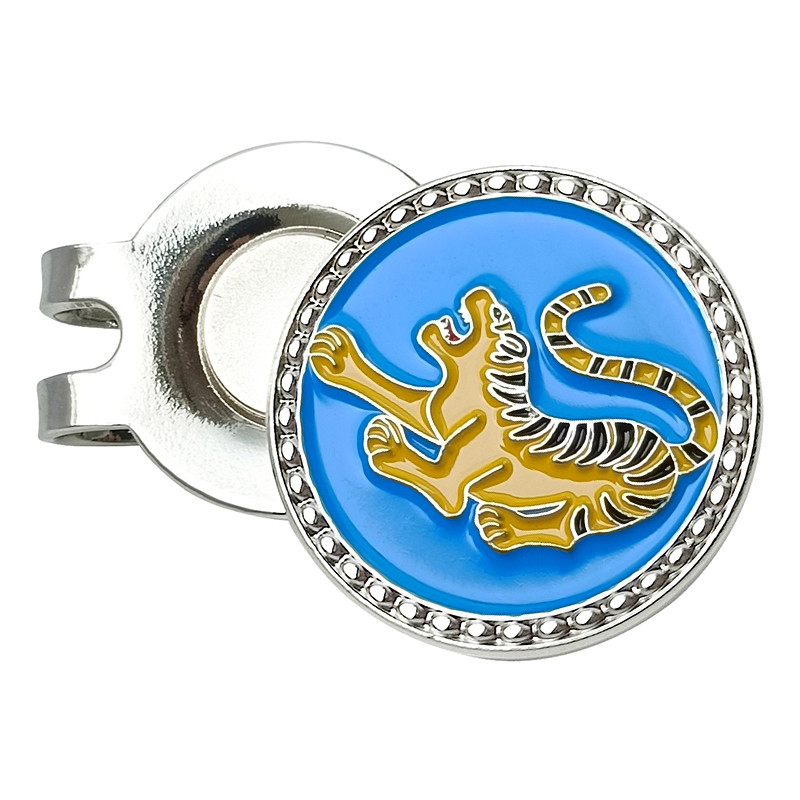 Besplatna dostava Marker za golf lopticu Kineski zmaj s magnetskim kopčama za šešir Poklon za golfiste, dječake, djevojčice, djecu, kinesku maskotu