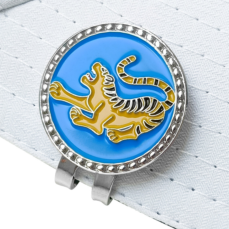 Besplatna dostava Marker za golf lopticu Kineski zmaj s magnetskim kopčama za šešir Poklon za golfiste, dječake, djevojčice, djecu, kinesku maskotu