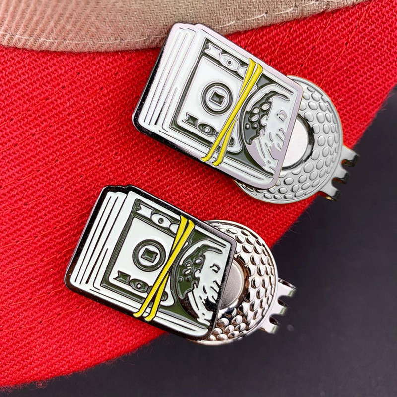 Golfitarvikud Magnetilised golfipallimarkerid Unikaalse disainiga tarvikud roostekindlate korrosioonikindlate kompaktsete mõõtudega 2 tk.