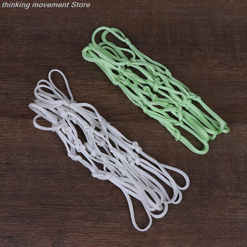 Zöld fluoreszkáló kosárlabda háló világító kosárlabda háló éjszakai sport fluoreszkáló standard kosárlabda háló szín véletlenszerű