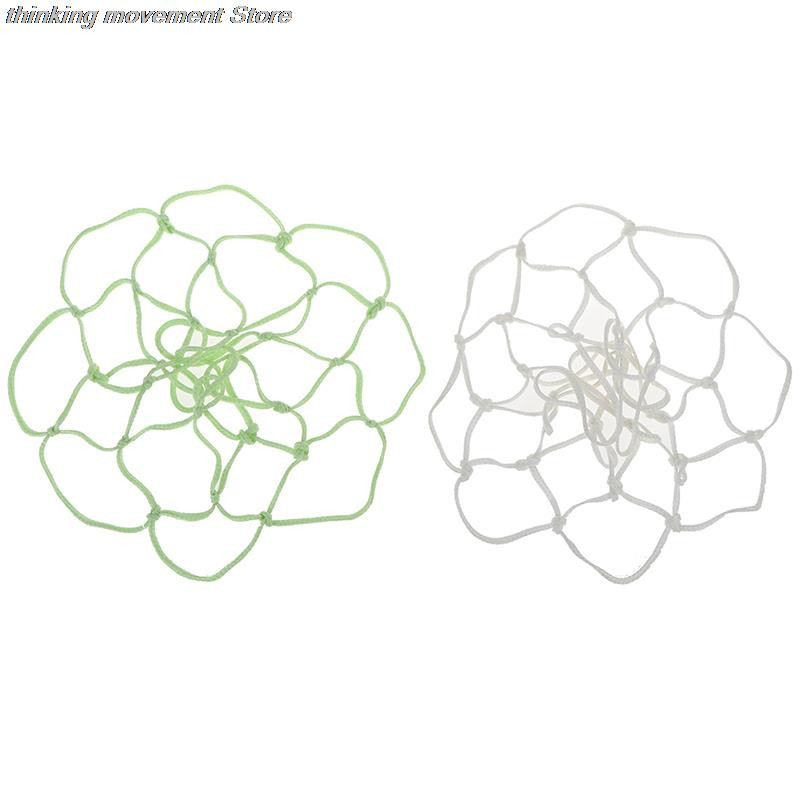 Zöld fluoreszkáló kosárlabda háló világító kosárlabda háló éjszakai sport fluoreszkáló standard kosárlabda háló szín véletlenszerű