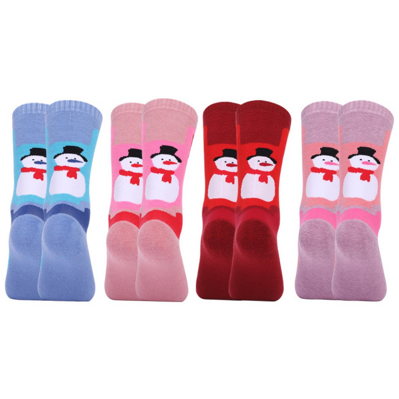 2 ζεύγη παχύρρευστες κάλτσες σκι Unisex κάλτσες συμπίεσης ανακουφίζουν από μυϊκή κόπωση κιρσοκήλη Αθλητισμός εξωτερικού χώρου Παιδικές κάλτσες ThermCycling