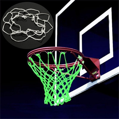Krepšinio tinklelis šviečia tamsoje lauke Sportas Šviečiantis krepšinio lankas tinklelio šaudymo treniruotė vaikams „Dropship“
