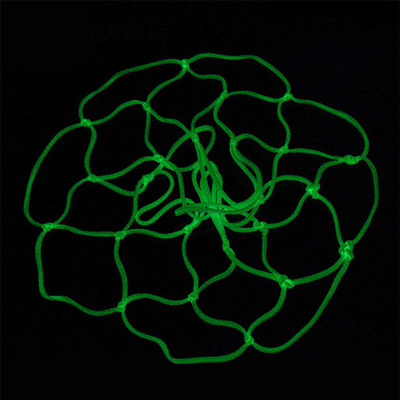 Krepšinio tinklelis šviečia tamsoje lauke Sportas Šviečiantis krepšinio lankas tinklelio šaudymo treniruotė vaikams „Dropship“