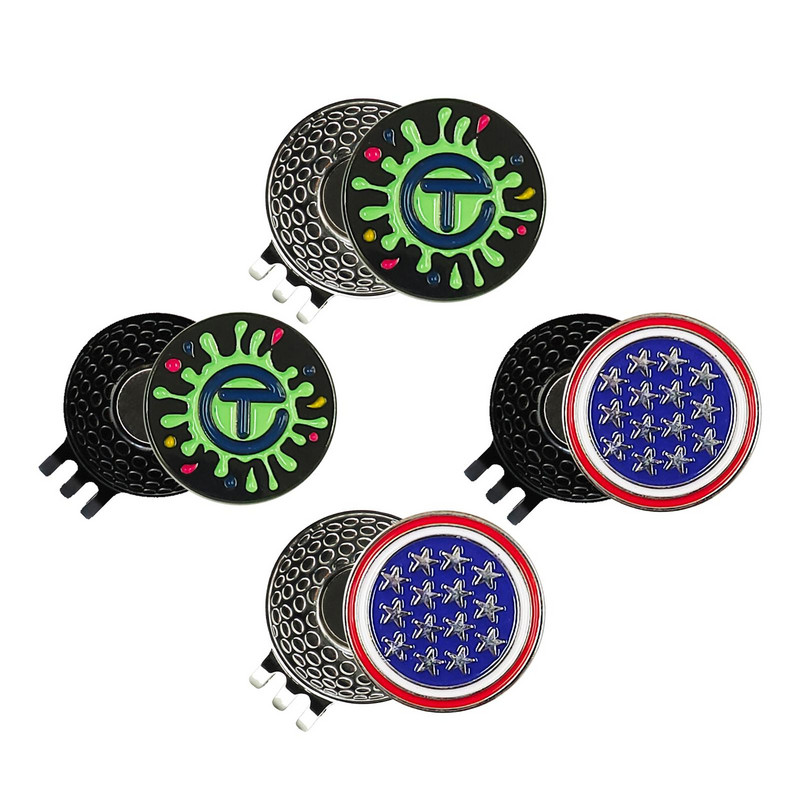 Marcator pentru mingi de golf Cadouri pentru jucători de golf Accesorii sportive de golf Suport pentru marcator pentru mingi practice Clip pentru pălărie pentru șapcă Mănuși Pălării Genți pentru curea