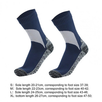 1 чифт туристически чорапи Устойчиви на износване Зимен туризъм Газ Каране на ски Чорапи Ветроустойчиви чорапи