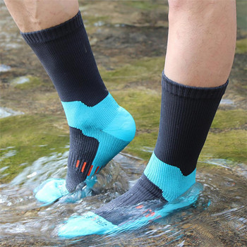 1 ζευγάρι κάλτσες πεζοπορίας ανθεκτικές στη φθορά Κάλτσες χειμερινής πεζοπορίας Wading ιππασίας σκι Αντιανεμικές κάλτσες