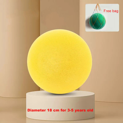 Διάμετρος 24/22/18 cm Αθόρυβος αφρός υψηλής πυκνότητας Αθλητική Μπάλα Μπάσκετ Εσωτερικού Σιγής Μαλακή Ελαστική Μπάλα Παιδικά Αθλητικά Παιχνίδια